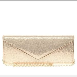 Aldo gold sparkle purse